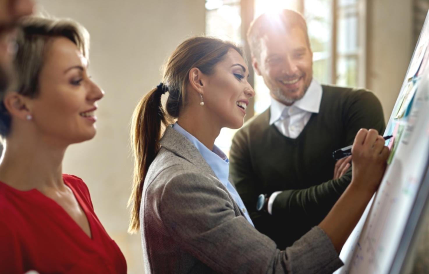 Session de formation avec participants analysant des états financiers